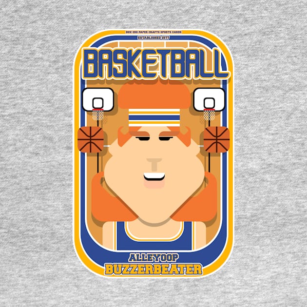 Basketball Blue Gold - Alleyoop Buzzerbeater - Jacqui version by Boxedspapercrafts